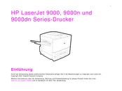 HP LaserJet 9000 Schnellstartanleitung