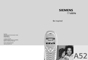 Siemens A52 Bedienungsanleitung