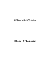 HP Deskjet D1300 Handbuch
