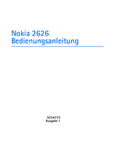 Nokia Nokia 2626 Bedienungsanleitung