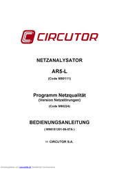 Circutor AR5-L Bedienungsanleitung