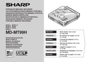 Sharp MD-MT99H Bedienungsanleitung