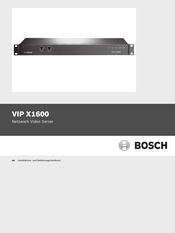 Bosch VIP X1600 Modul Bedienungsanleitung
