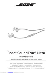 Bose SoundTrue Ultra Bedienungsanleitung
