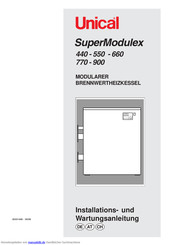 Unical SuperModulex440 Installationsanleitung