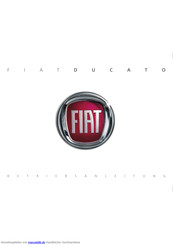 Fiat Ducato Originalbetriebsanleitung