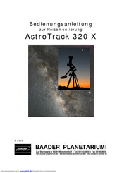 Baader Planetarium AstroTrack 320 X Bedienungsanleitung Zur Reisemintierung
