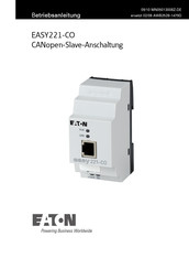 Eaton EASY221-CO Betriebsanleitung