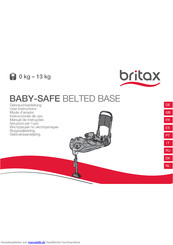 Britax BABY-SAFE plus SHR Gebrauchsanleitung