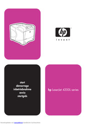 HP LaserJet 4200L series Handbuch