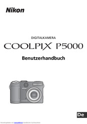 Nikon coolpix p5000 Benutzerhandbuch