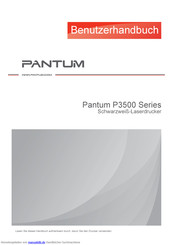 Pantum P3500 Series Benutzerhandbuch