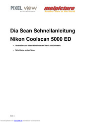 Nikon Coolscan 5000 ED Schnellanleitung