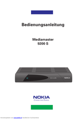Nokia Mediamaster 9200 S Bedienungsanleitung