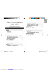 Oregon Scientific WMH90 Bedienungsanleitung