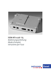 Swisscom ISDN-NT1+2ab V5 Bedienungsanleitung