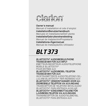 Clarion BLT373 Installationshandbuch Und Benutzerhandbuch