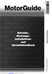 MotorGuide Xi5 Wireless-Trolling-motor Handbuch