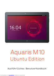bq Aquaris M10 Ubuntu Edition Benutzerhandbuch