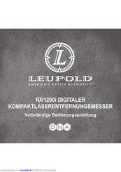 Leupold RX -1200i Bedienungsanleitung