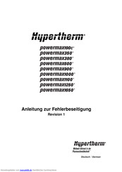 Hypertherm Powermax 1250 Anleitung