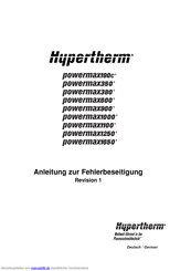 Hypertherm Powermax 350 Anleitung