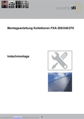 STI solar FKA 200 Montageanleitung