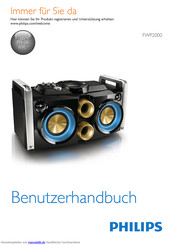 Philips FWP2000 Benutzerhandbuch