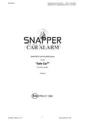 Snapper Safe Car Anleitung
