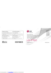 LG LG-P760 Kurzanleitung