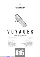Plantronics Voyager 815 Bedienungsanleitung