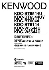 Kenwood KDC-BT6544UY Bedienungsanleitung