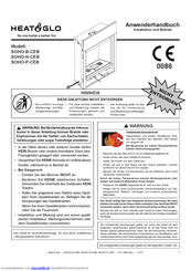 Heat & Glo SOHO-P-CEB Installation Und Betrieb