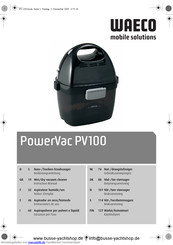 Waeco PowerVac PV 100 Bedienungsanleitung
