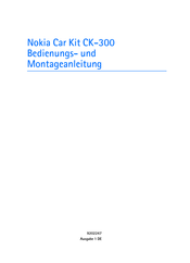 Nokia CK-300 Montageanleitung