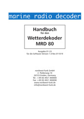Marine MRD 80 Handbuch