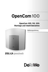 DETEWE OpenCom 120 Bedienungsanleitung
