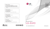 LG LG-E610 Benutzerhandbuch