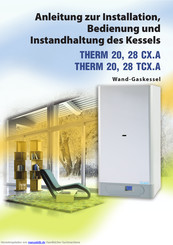 Thermona Therm 20, 28 CX.A Anleitung