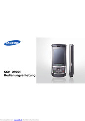 Samsung SGH-D900i Bedienungsanleitung
