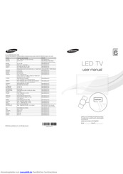 Samsung 6Serie Benutzerhandbuch