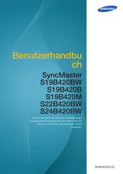 Samsung SyncMaster S19B420M Benutzerhandbuch