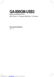 Gigabyte GA-880GM-USB3 Benutzerhandbuch