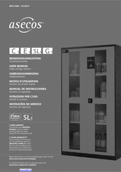 asecos CS-CLASSIC-F Bedienungsanleitung