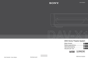 Sony DAV-X1 Bedienungsanleitung