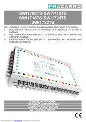 Fracarro SWI1708TS Betriebsanleitung