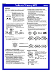 Casio 3150 Anleitung