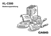 Casio KL-C500 Bedienungsanleitung