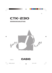Casio CTK-230 Bedienungsanleitung