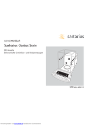 Sartorius ME235P Servicehandbuch